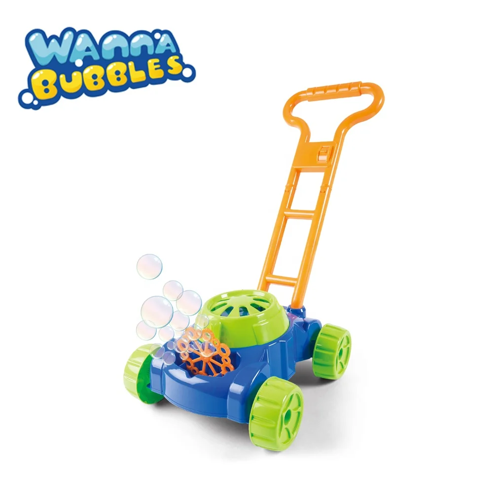 Outdoor games boys girls kids electronic walker bubble blower bubbles lawn mower toys for toddlers
