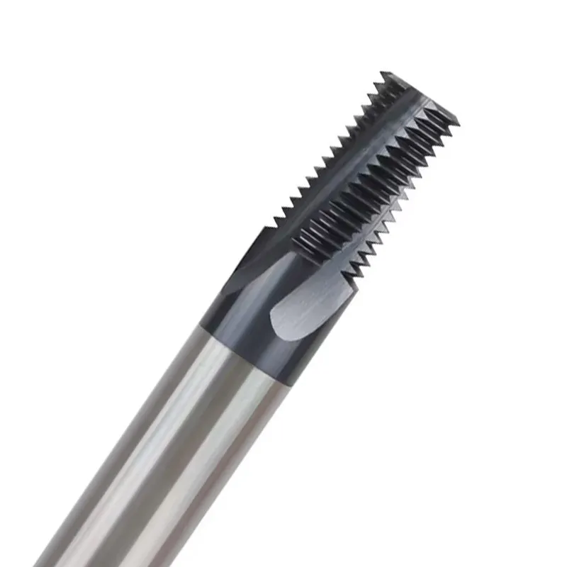 NPT pipe thread tungsten steel thread milling cutter Steel taper seal pipe alloy milling cutter milling smoothly