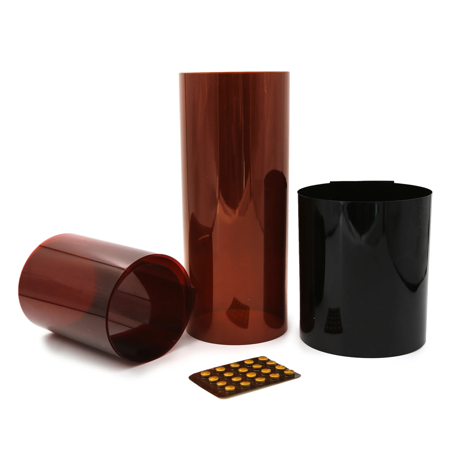 JEREL Pharmaceutical In China  PVC/PVDC Blister Pack Hard Film For Pills Packaging PVDC Sheet