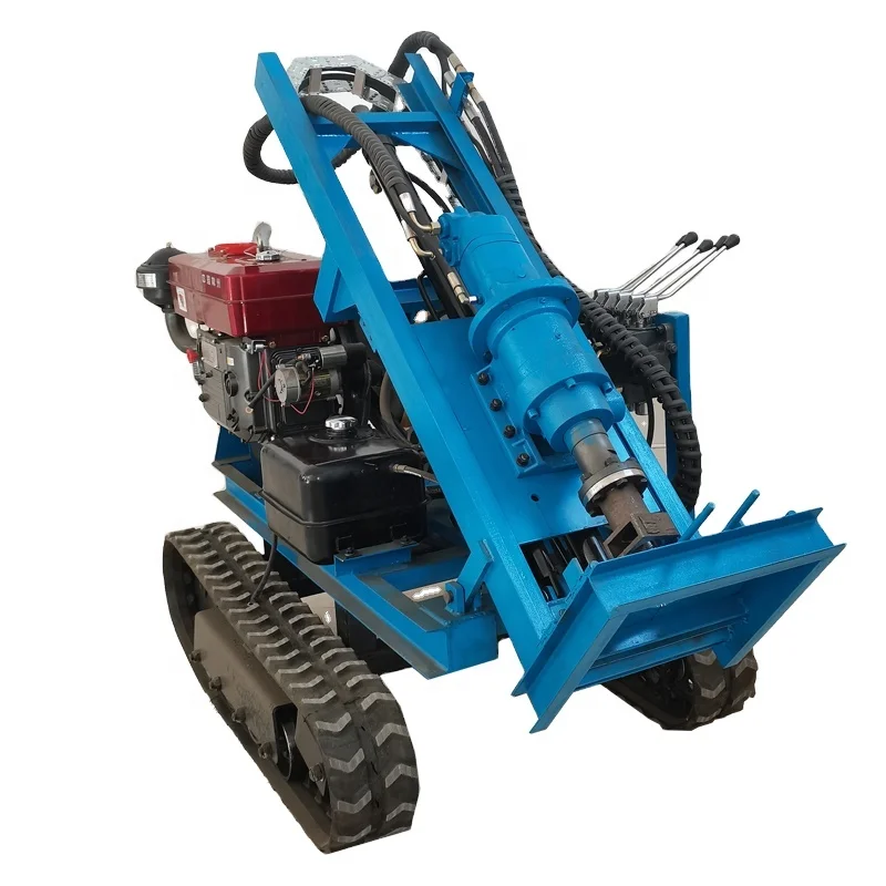 Small Borehole Portable DTH drill rig Pneumatic ROCK Drill Rotary Mine Drilling Rig mining machinery