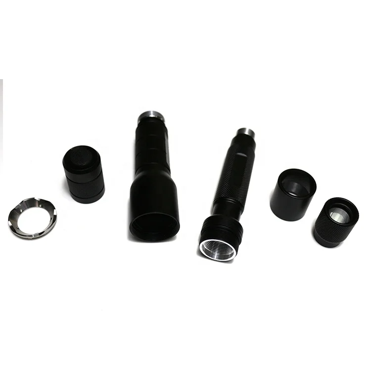 CNC Machining Parts Black and White Aluminium Knobs for Potentiometers with 10-35mm D Hole Stainless Steel Capabilities