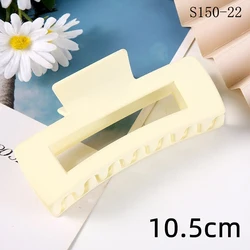 Fashion Acrylic Plastic Hair Claw Large Size Hair Crab Claw Clip for Women Hair Accessories for Girls Claw Clip