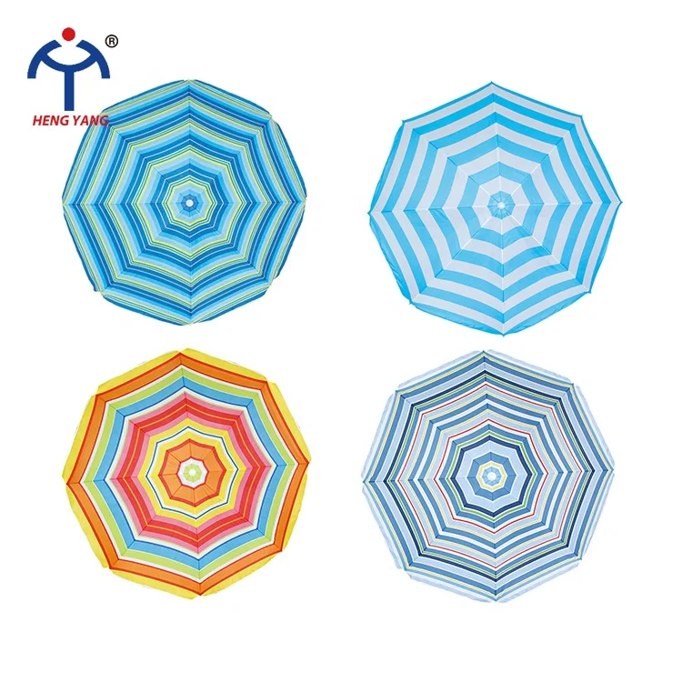 Economical and practical Quality Assurance rainbow umbrella for beach Vacation