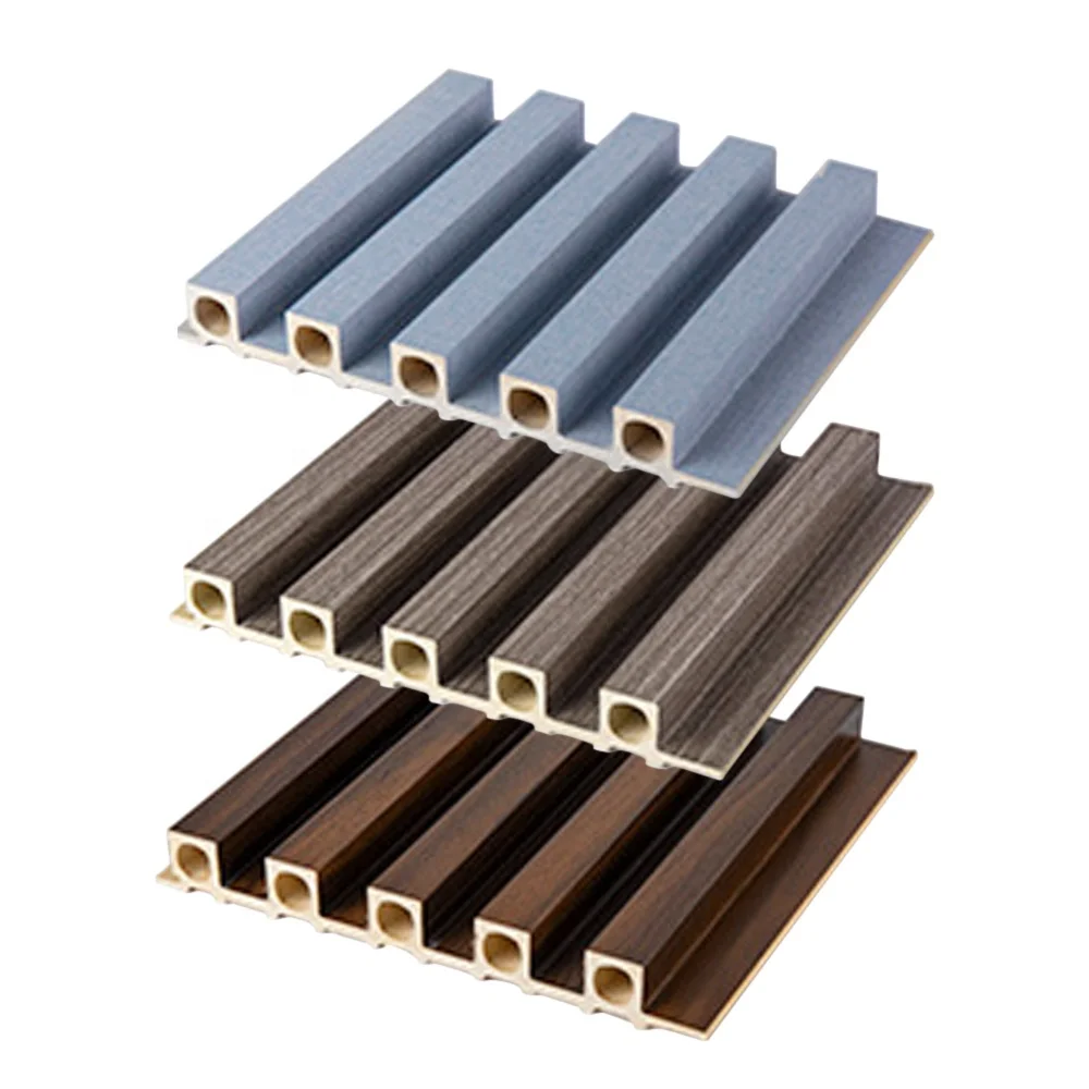 Install fancy design decking  light weight engineered  wpc wood composite panel for outdoor