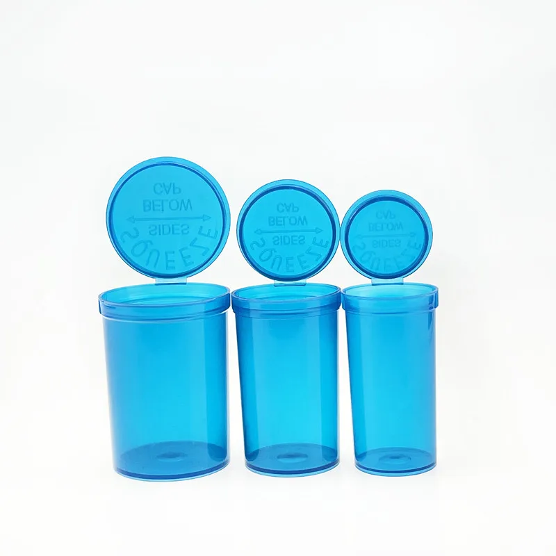 30 Dram Empty Squeeze Pop top Bottle-vials Box Container Color random