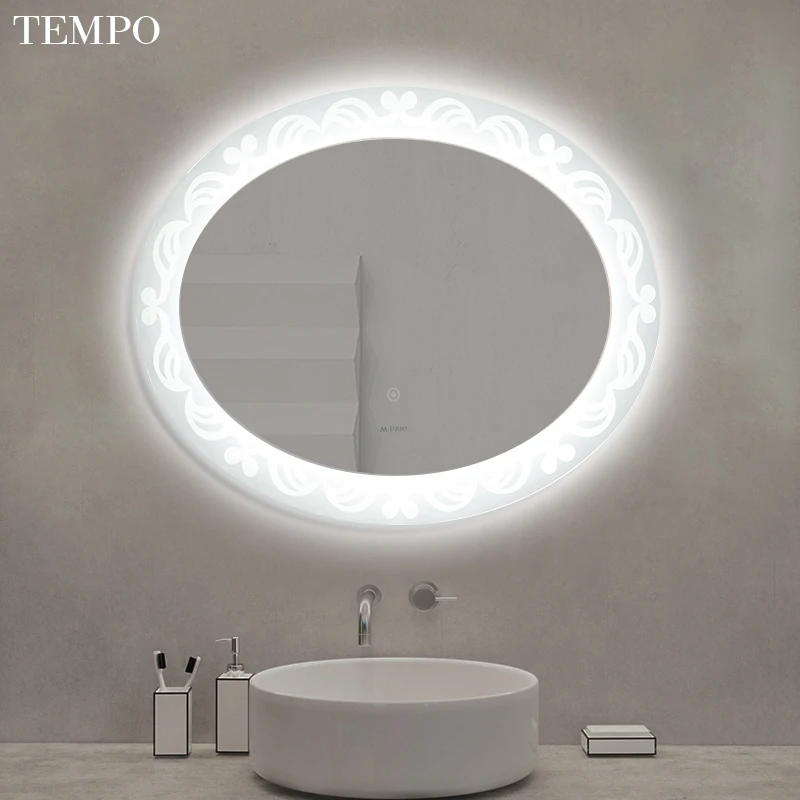 5-mm Copper-free Silver Mirror Full Length Body Induction Bathroom Intelligent Led Mirror