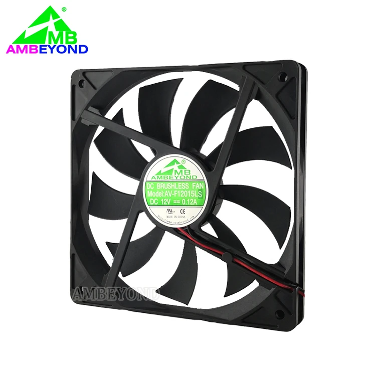12V DC 120x120x15mm thinnest ventilation fan in power supply