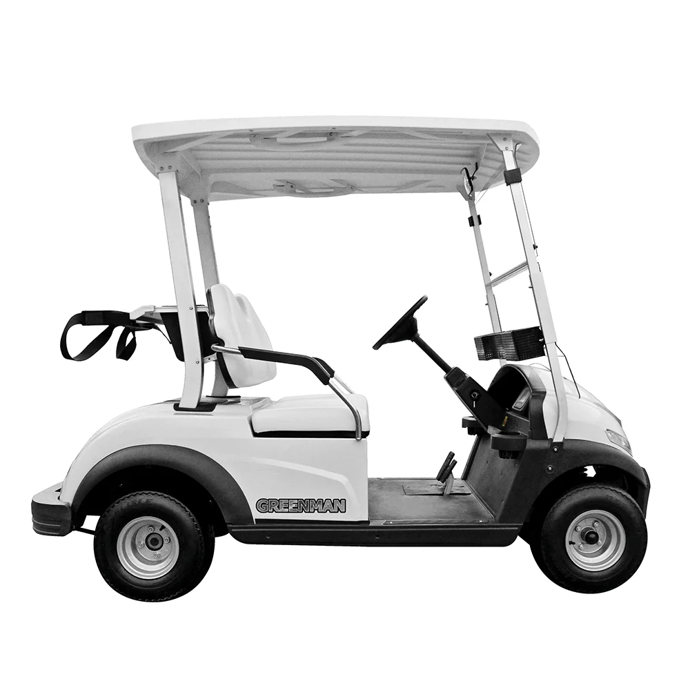 Lifetime warranty Frame solar golf cart with customized solar system and lithium battery golf cart 2 seater hot sale in US