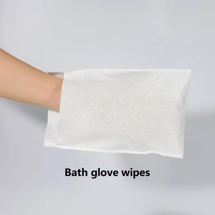 New 5 Finger Design Pet Bath Glove Wipes Dry and Wet OEM/ODM Pet Cleaning Glove Wipes