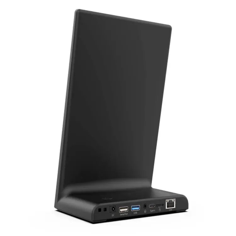 Android Quad core 10.1 inch touch screen display desktop restaurant kiosk all in one L-type Digital Signage