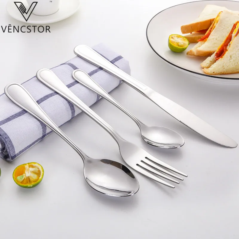 Wholesale Popular 16/24 pcs Stainless Steel Cutlery Set