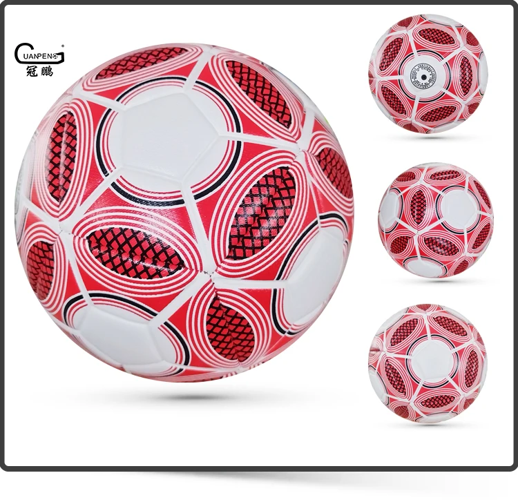 Good Performance Official Size 5 Eco-Friendly PU Leather Soccer Ball with Custom Logo Printed Football Sport Balls