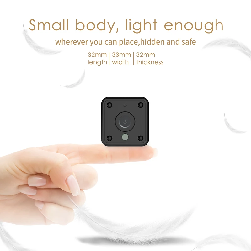 Howell wholesale HD  Micro  Camera Tuya Wireless IP P2P Infrared Night Vision WJ01 1080P camera