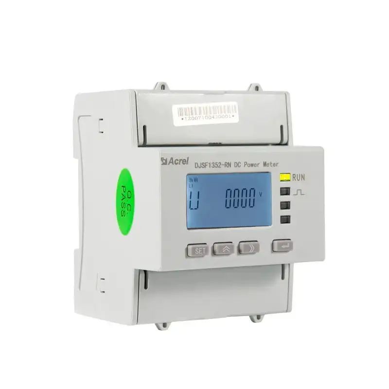 Acrel din rail DC Электрический счетчик DJSF1352-RN RS485 порт с протоколом Modbus RTU ptz-камеры 0-1000A входным сигналом с зал или шунт