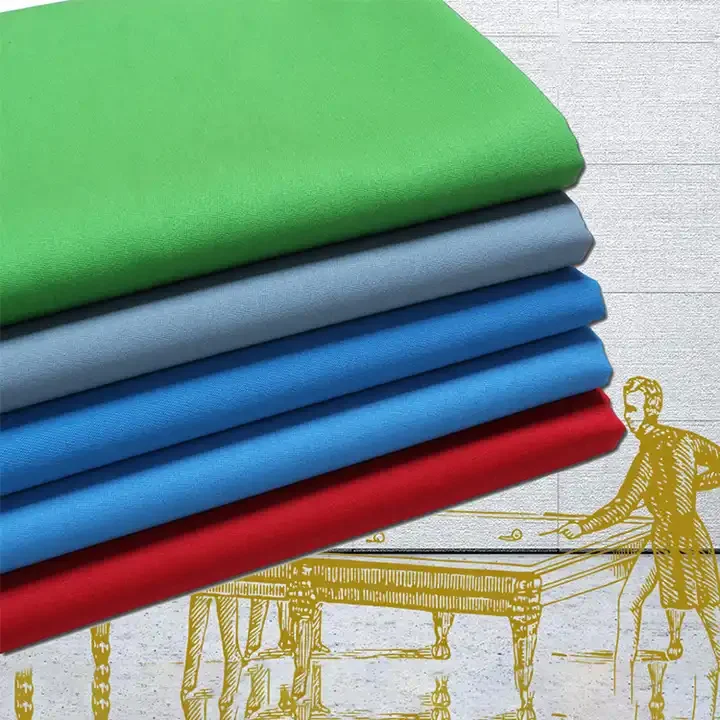 Custom Baize 300 500 fabric pool table shirt billiards wool fabric nylon tablecloth