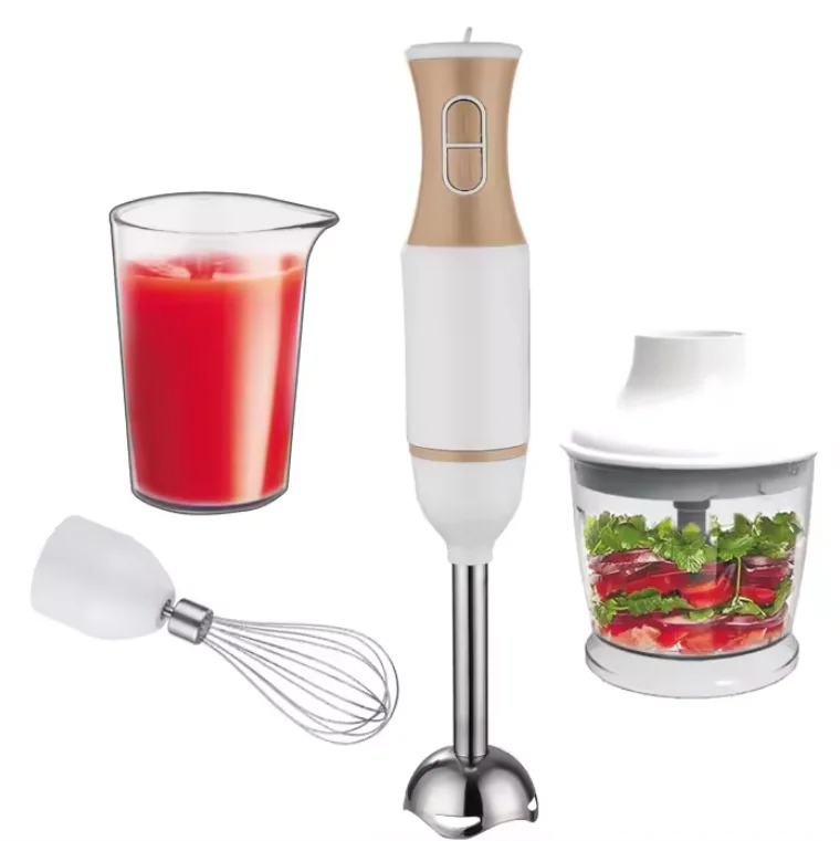 Multifunctional Electric Immersion Stick Blender Mini Food Grinder with Push Button Controls Hot Sale Egg Beater Household Use