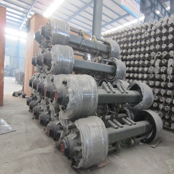 Axles of american type semi trailer axle drop spindle for 3 axle trailertrailer max load12 ton for 4x4 truck chassis