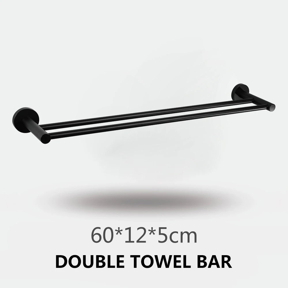 HIDEEP bathroom accessories stainless steel double towel rack bathroom accessories
