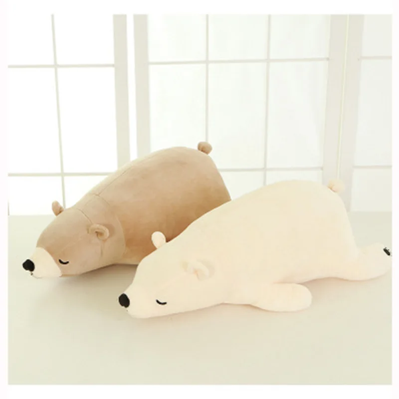 AIFEI TOY Super cute soft marine animals Wearing striped clothes polar bear dolls plush toys sofas sleeping pillows gifts