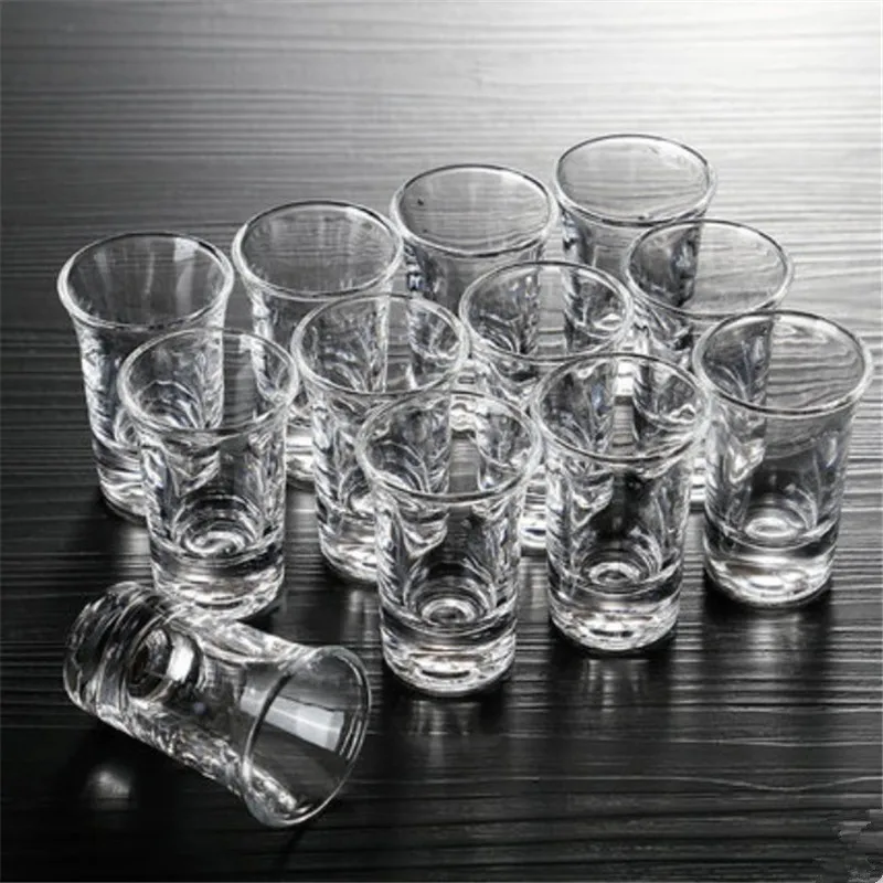 Wholesale 2 oz tequila shot glass custom shot glass with display case