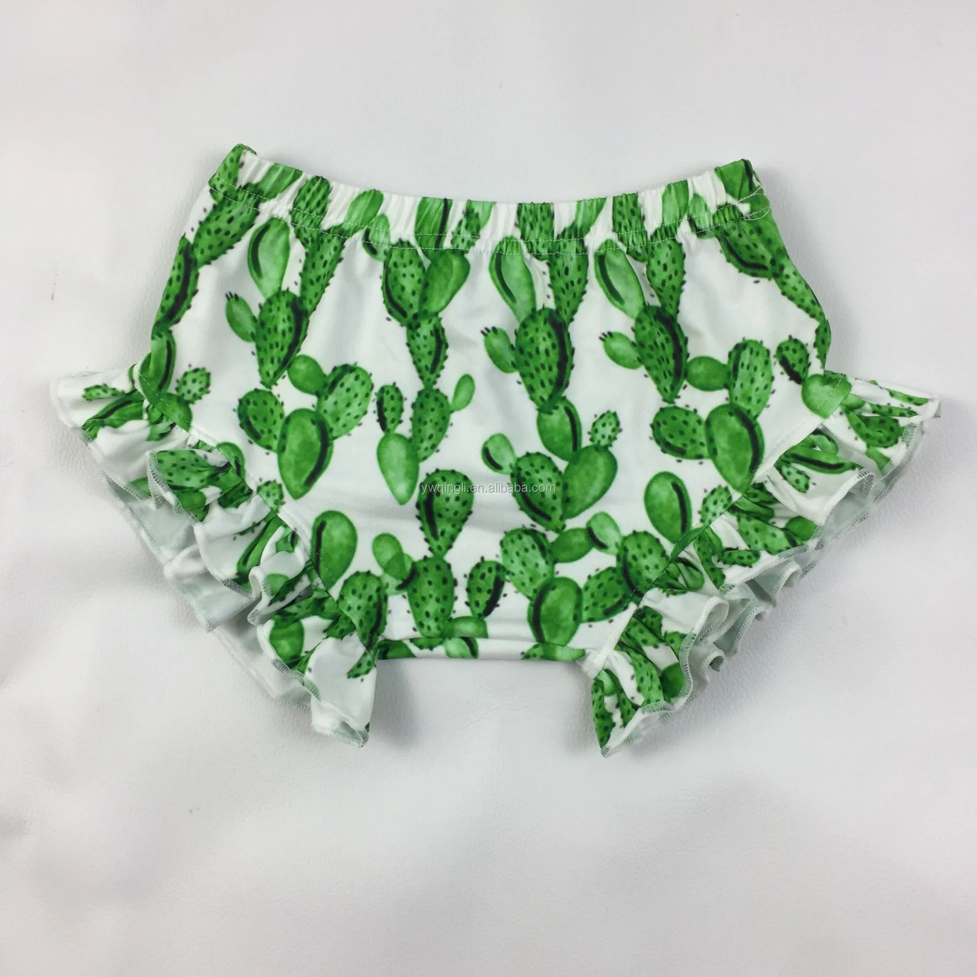 QL2021 new style Wholesale Cheap Kids Boutique clothes baby Bummies Baby Girls Ruffle diaper bloomer kid girls shorts