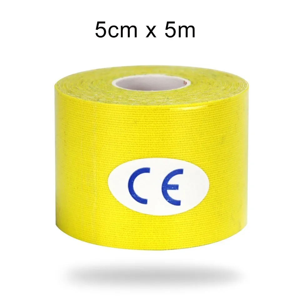Adhesive Waterproof K Strapping Muscle Tape Medical Cotton Sport Tape for Gym Fitness Bandage Sports Tape