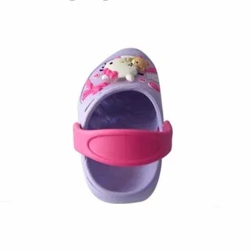 
China kids Hello Kitty girls manufacturer purple eva garden clogs shoes for beach 