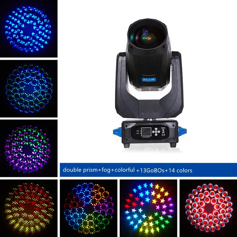 sharpy beam 9R 260w sharpy beam 260 moving head light stage dj party ktv lights with Rainbow Prism For Stage Theater Disco Party