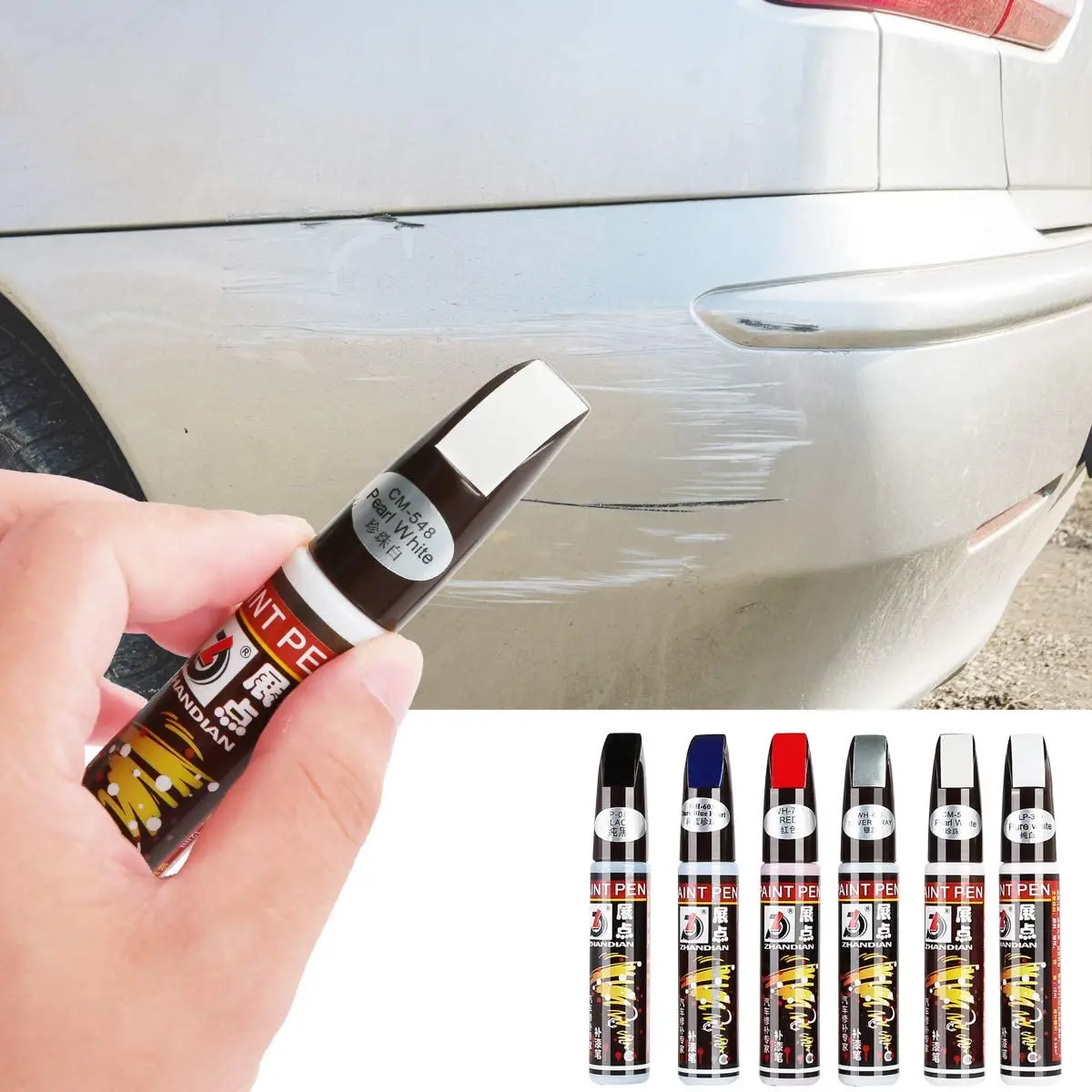 
Professional Car Scratch Repair Paint Pen, Auto Coat Paint Pen Touch-up Fixing Scratch Remover Repair Pens Scratch Fillers 