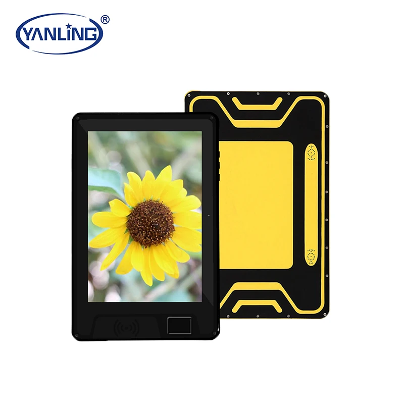 Самый дешевый Прочный планшет 10,1 дюймов мини-ПК android 7,0/9,0 IP65 водонепроницаемый пыленепроницаемый планшет с GPS FPI ICID reader