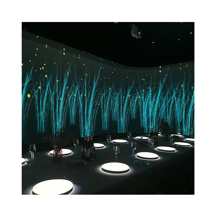 Interact Led Immersive Holographic Video Interactive Projection Dynamic Display Virtual Reality  Immersion Restaurant