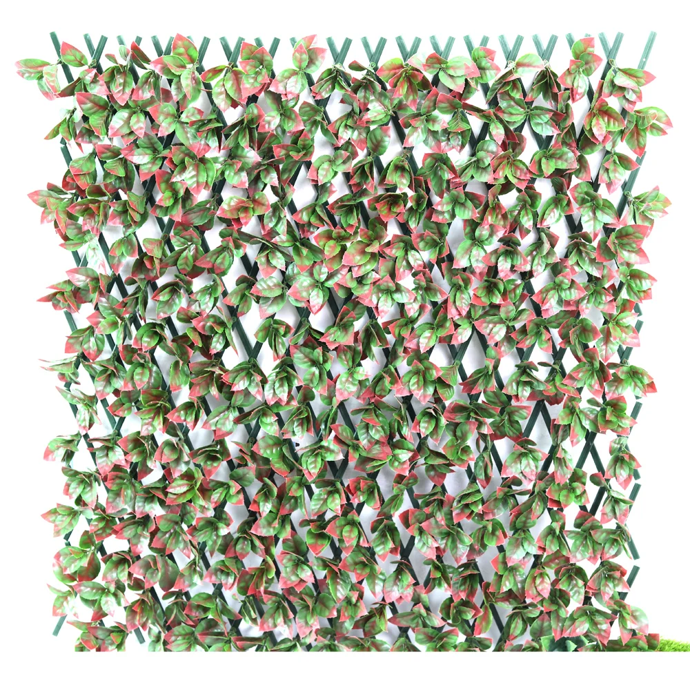 Eco-friendly Artificial Horizontal Plants Can Be Extended Ivy Privacy Fence Fence Garden Decoration Plastic Nature Grass 120cm