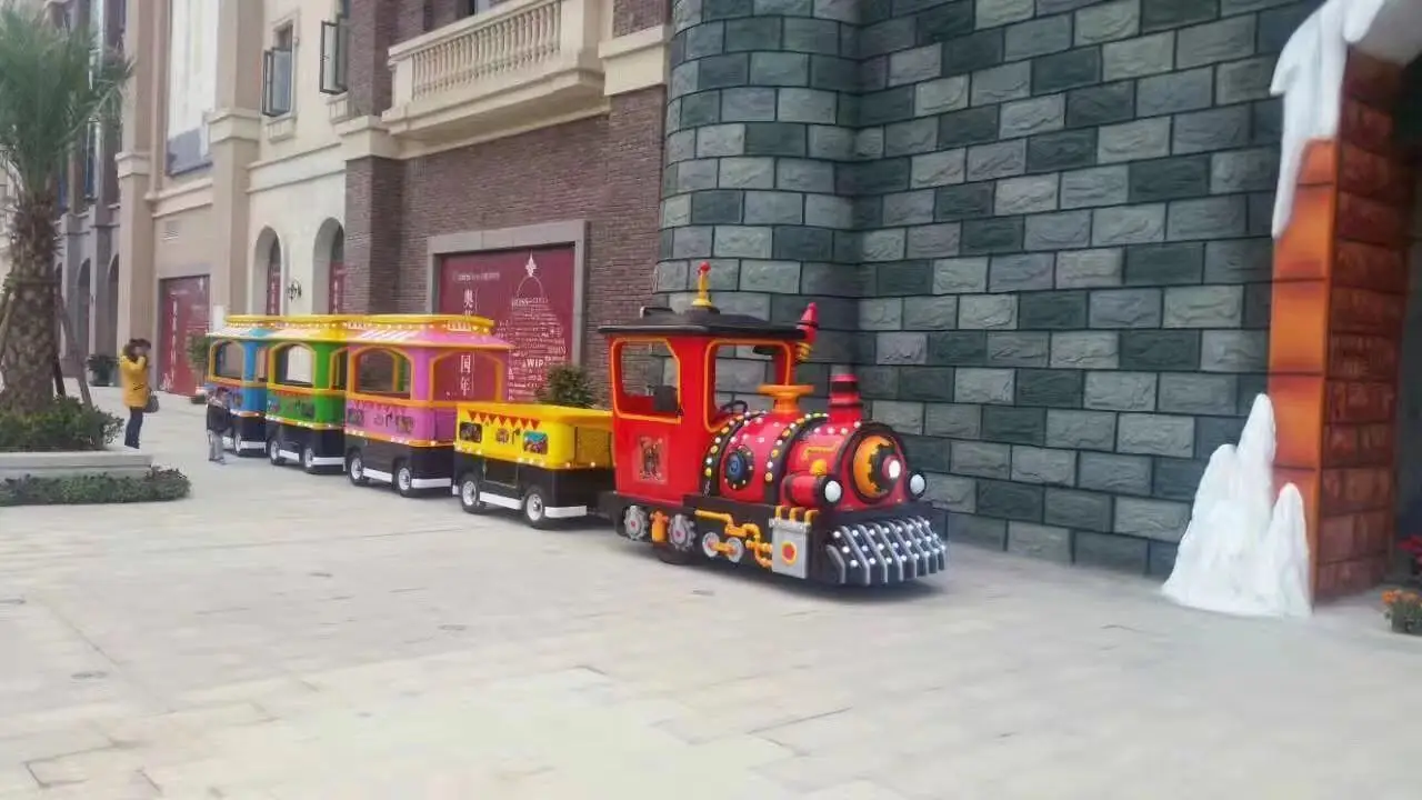 Best Price Amusement Park Trackless Train Ride For Sale|Carnival Train Rides Supplier|Indoor Train Ride For Shopping Mall