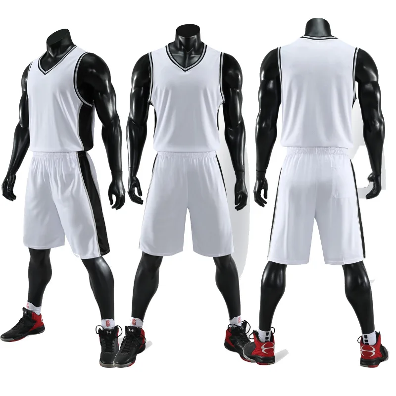 Баскетбольная форма с логотипом на заказ быстросохнущая Молодежная черная баскетбольная тренировочная Джерси принтом