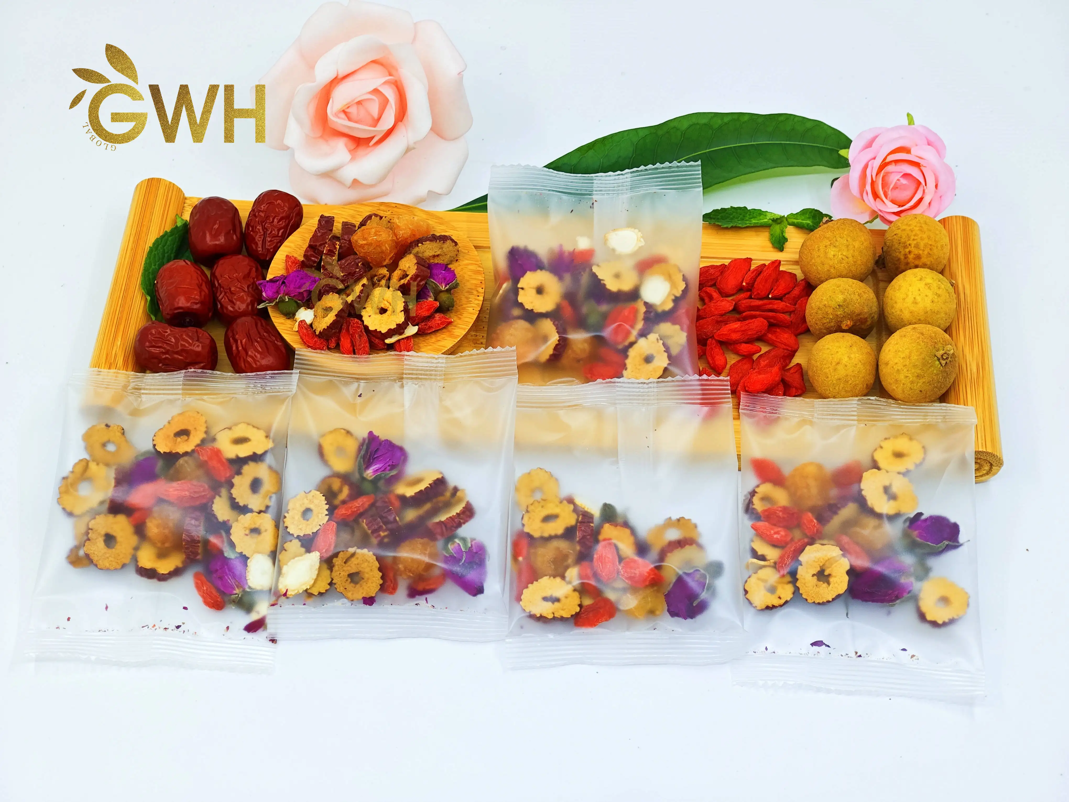 OEM/ODM фирменный бренд 100% натуральный органический чай с ягодами Годжи женьшенем травяной