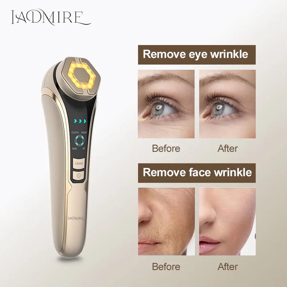 2023 New Hot Selling Portable Home Use Anti Aging Faces Face Lifting Skin Treatment Ultrasound Rf Mini Beauty Device