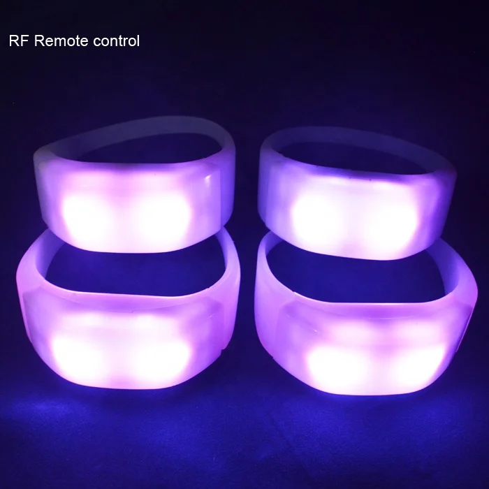 500 meters RF Xyloband Remote Controller Led Bracelet for Coldplay