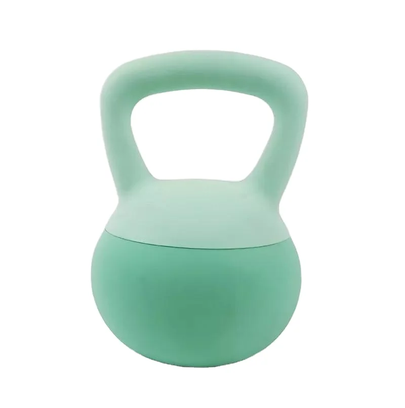Factory Wholesale PVC Soft Coated Fillable Kit Cross Fitness Kettlebell