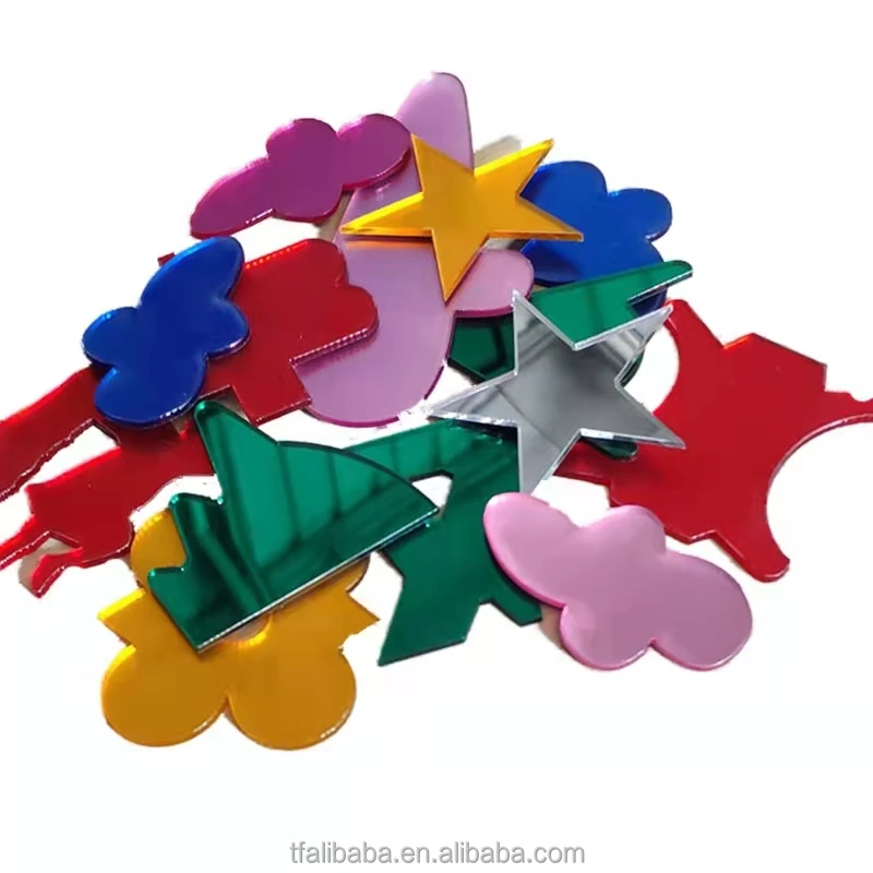 CNC precision cutting acrylic mirror panel 1mm 2mm 3mm