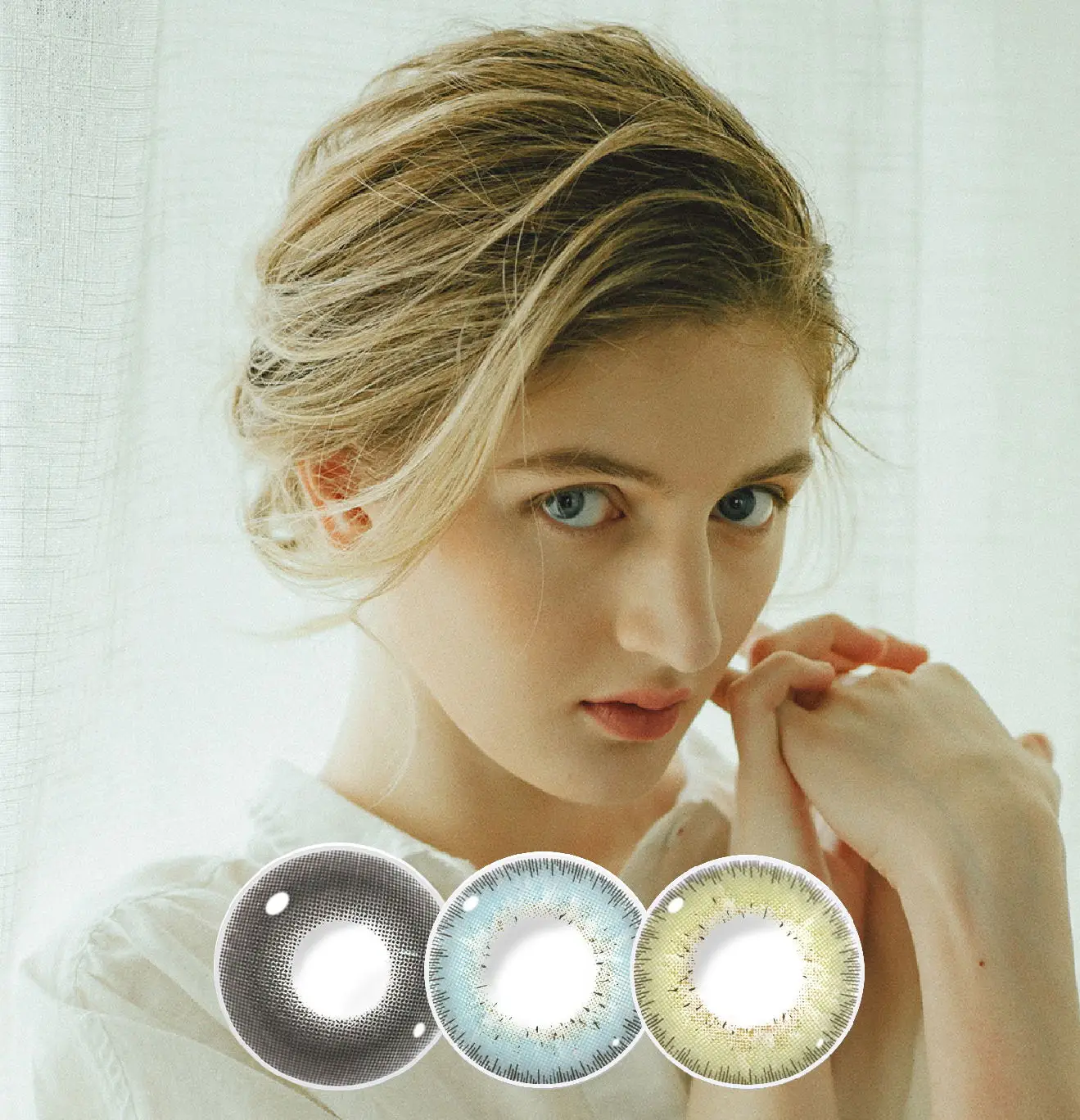 DSY2 Very Popular Green Yellow Brown Color Lens Hot Selling Wholesale Price Monthly New Arrival Color Contact Lens