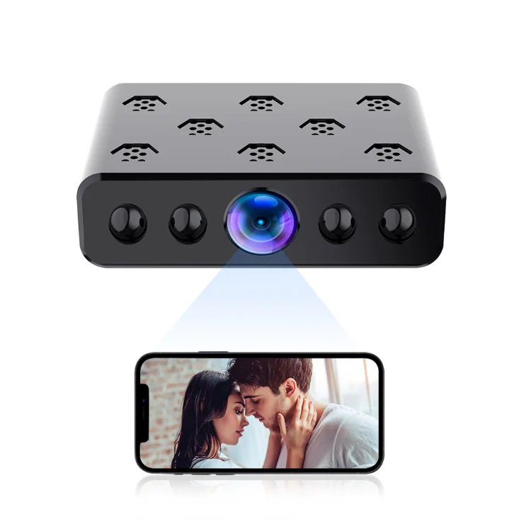 2.4G Portable WiFi Camera Night View Surveillance Remote Control 4K Camcorder Motion Detection Video Audio Recorder Cameras