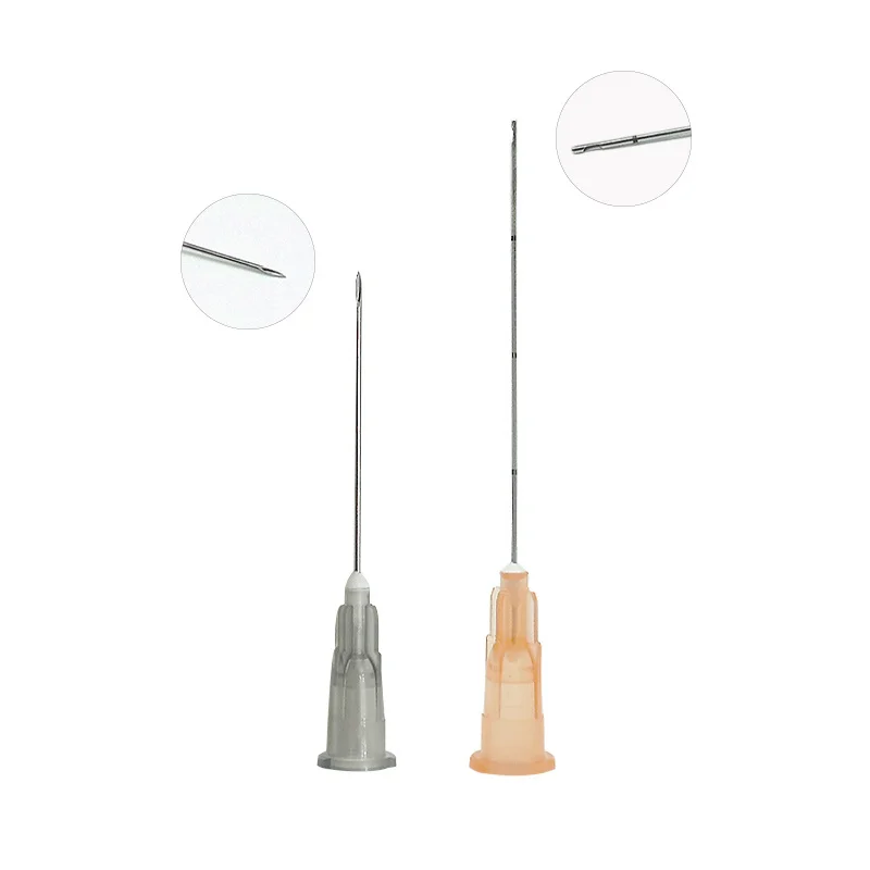 Microcannula 18g 21g 22g 23g 25g 27g 38mm 50mm 70mm Blunt Filler Cannula Needle For Injectable