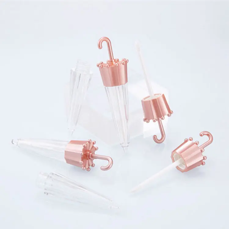 
new lipgloss tubes umbrella type lip gloss tube 