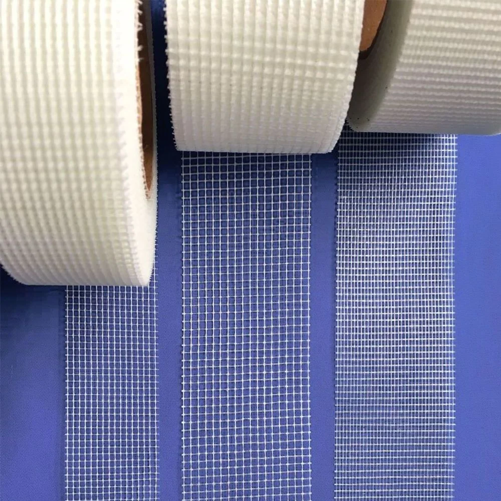 China supplier Glass Fiber self adhesive Drywall joint mesh fiber Tape For Wall crack