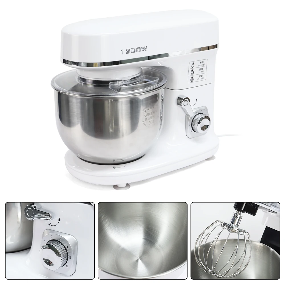 Commercial electronic steel mixer cake strong power