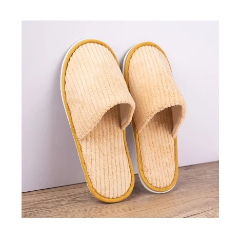 The most popular slippers cotton hotel shoes disposable luxury hotel guest slippers