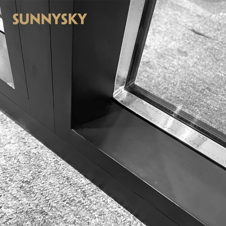 high end 600mm x 3600mm fixed large glass square window