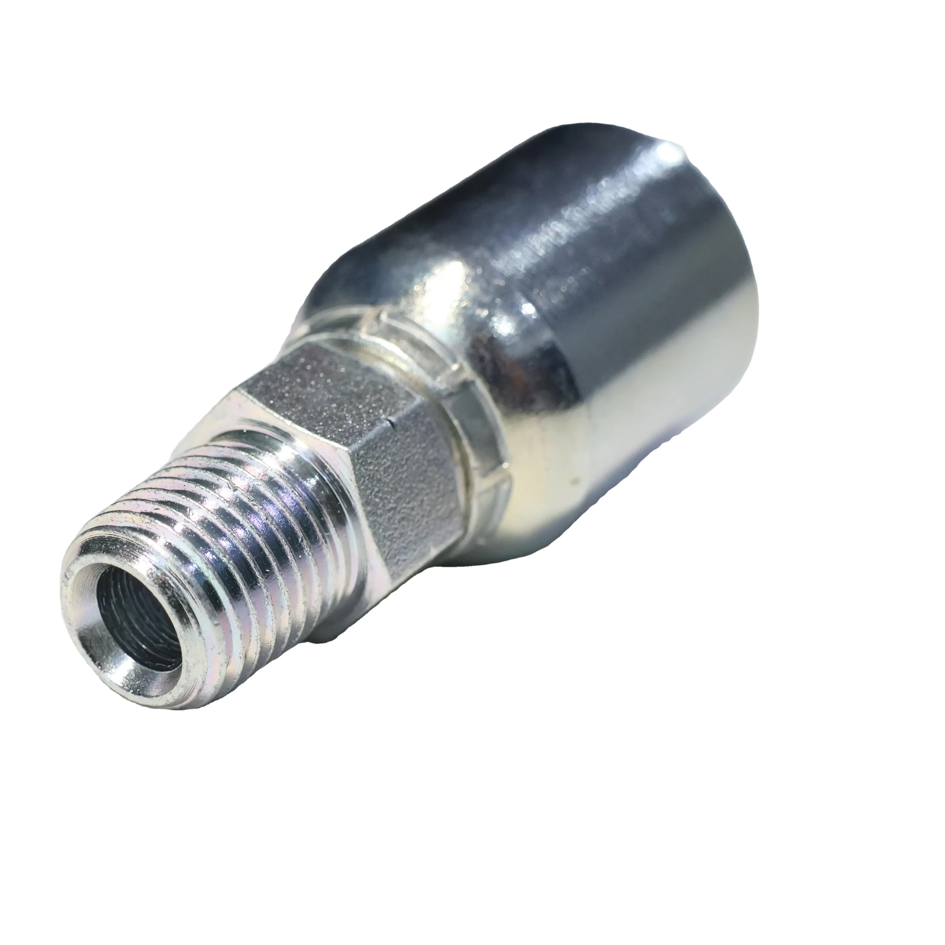 High Pressure Hydraulic Adapter Connector Threaded thread tube hose pipe fitting Male NPTF Swivel Straight Ferrule reusable nut
