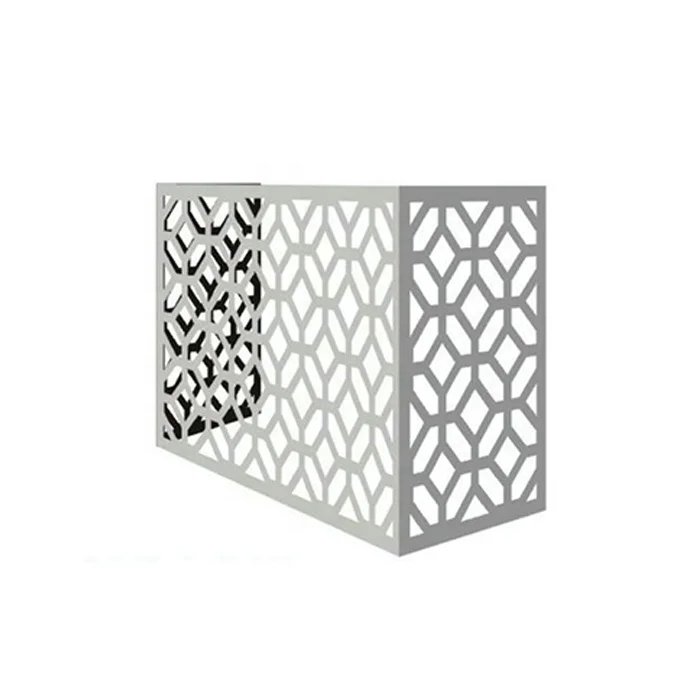 Distributor Agent  Wholesale Factory Laser Cutting Screens Exterior Aluminum Air Conditioner Cover Customized