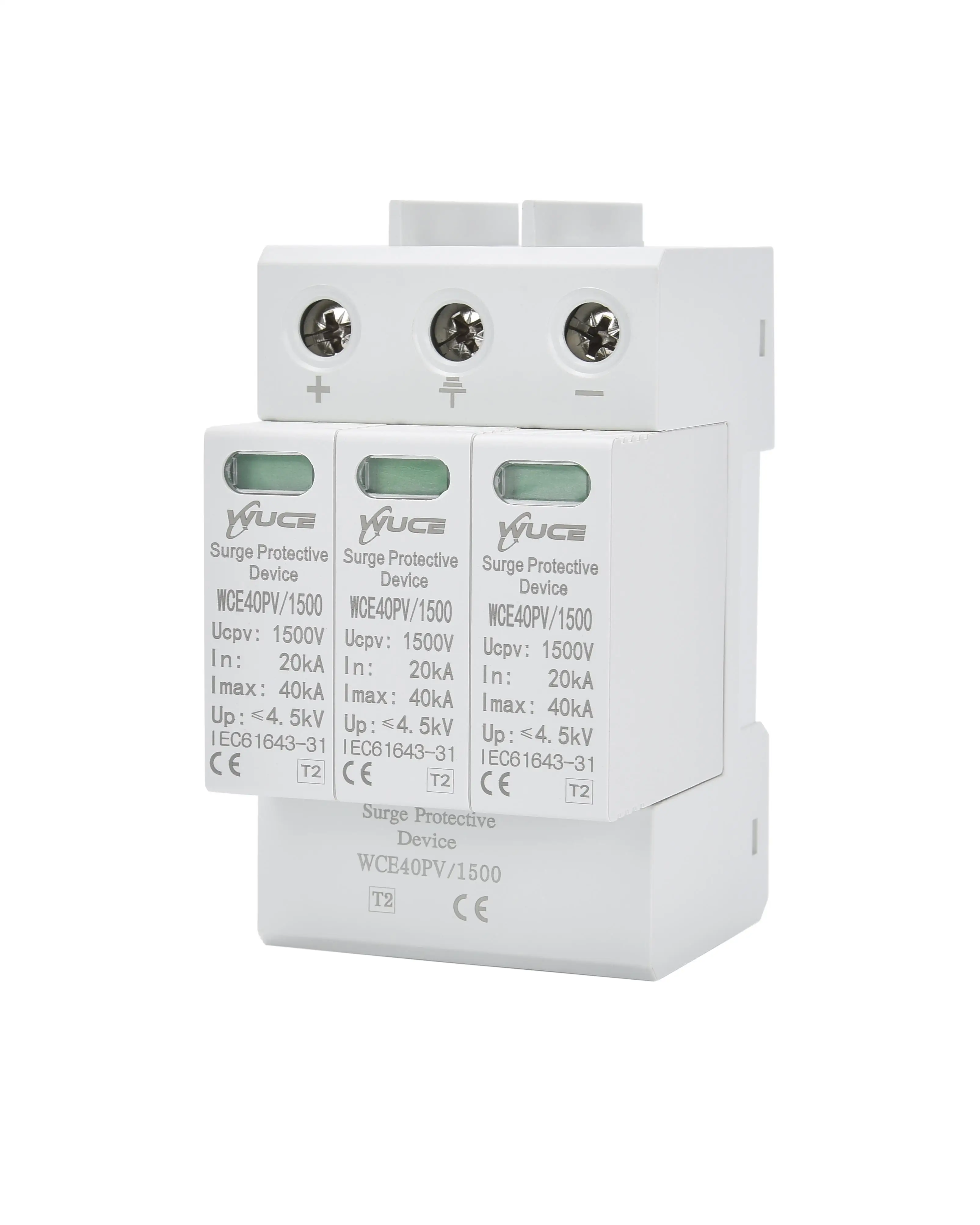 PV1200V-3P lightning surge protector solar surge protective device dc spd surge protective device